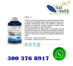 CHOL-L Contra El Colesterol X 60 Capsulas
