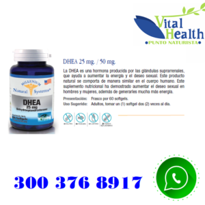 DHEA 50 mg X 60 Capsulas Blandas