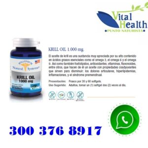 Krill Oil 1.000 mg por 30 Capsulas Blandas