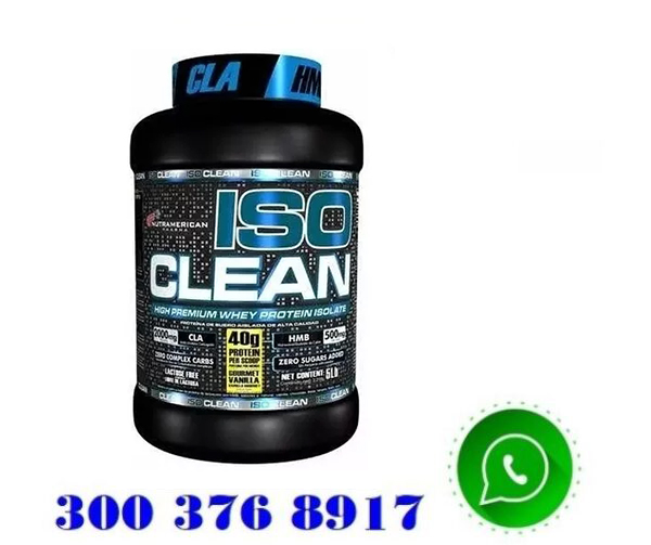 Iso Clean Proteína Isolatada 100 porciento 5 Lb