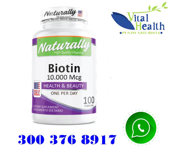 biotina-10000-americana-100-capsulas