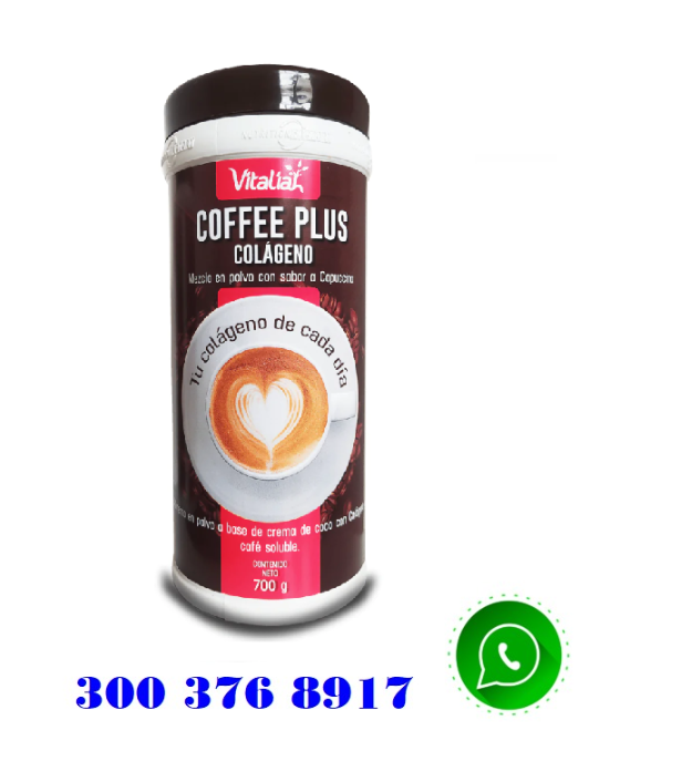 Colageno Delicioso Sabor Cafe Coffee Plus vitaliah 700g