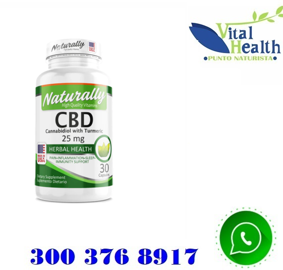 Cannabidiol (CBD)x 30 capsulas de naturally