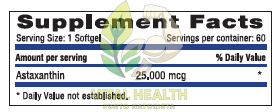 ASTAXANTHIN 250 MG - Imagen 2