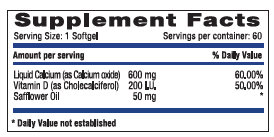 CALCIUM 600 + VITAMIN D - Imagen 2