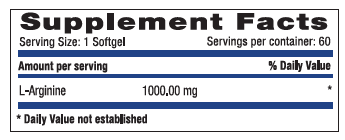 L - ARGININE 1.000 MG - Imagen 2