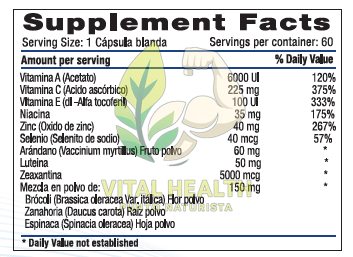 VI FORMULA WITH LUTEIN - Imagen 2