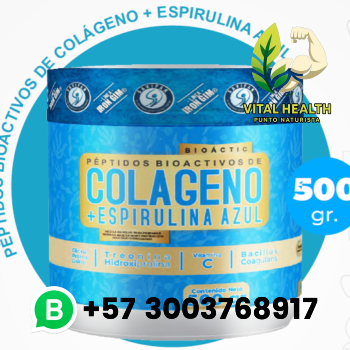 Péptidos Bioactivos de COLAGENO + ESPIRULINA AZUL