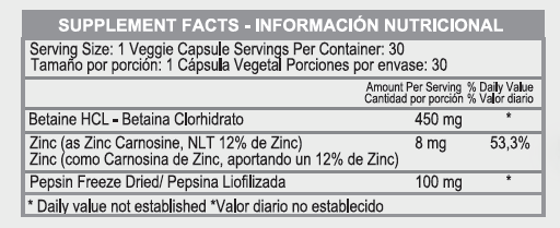 PEPTIDROL 30 Cápsulas vegetales - Imagen 2