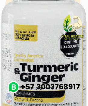 TURMERIC & GINGER 60 Gomas