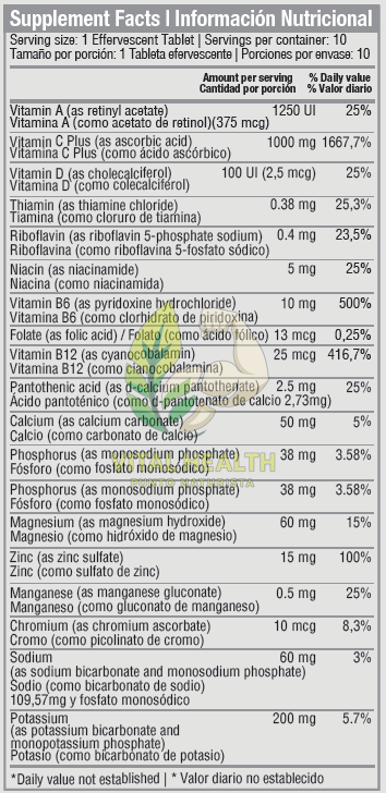 Ener-C 10 Tabletas efervescentes - Imagen 2