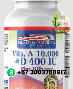 Vita A 10.000 & D 400 IU plus Bilberry - 100 Softgels
