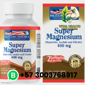 SUPER MAGNESIO 400mg / 100 Softgels