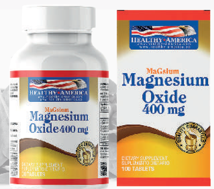 Magnesium Oxide 400mg 100Tabletas