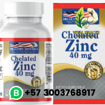 CHELATED ZINC 40mg / 100 Tabletas