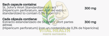 ST. JOHN’S 300mg / 100 Cápsulas - Imagen 2