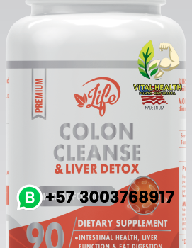 COLON CLEANSE & LIVER DETOX / 90 Cápsulas