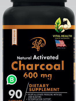 CHARCOAL 600mg / 90 Cápsulas