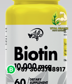 BIOTIN 10.000mcg  / 60 Cápsulas
