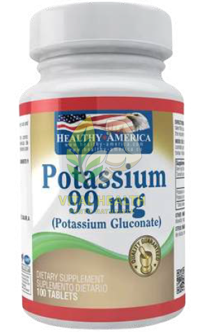POTASIO 99MG / 100 Tabletas