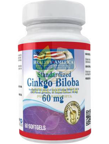 GINKGO BILOBA 60mg / 60 softgels