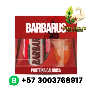 CAJA + SHAKER BARBARUS 910 GR 6 Servicios