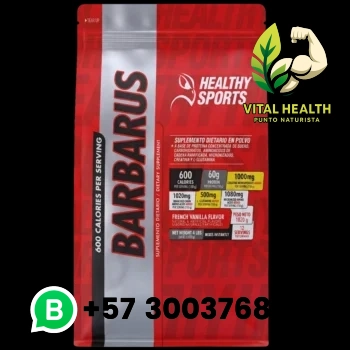BARBARUS 1820 G 12 SERVINGS VANILLA FLAVOR DOYPACK