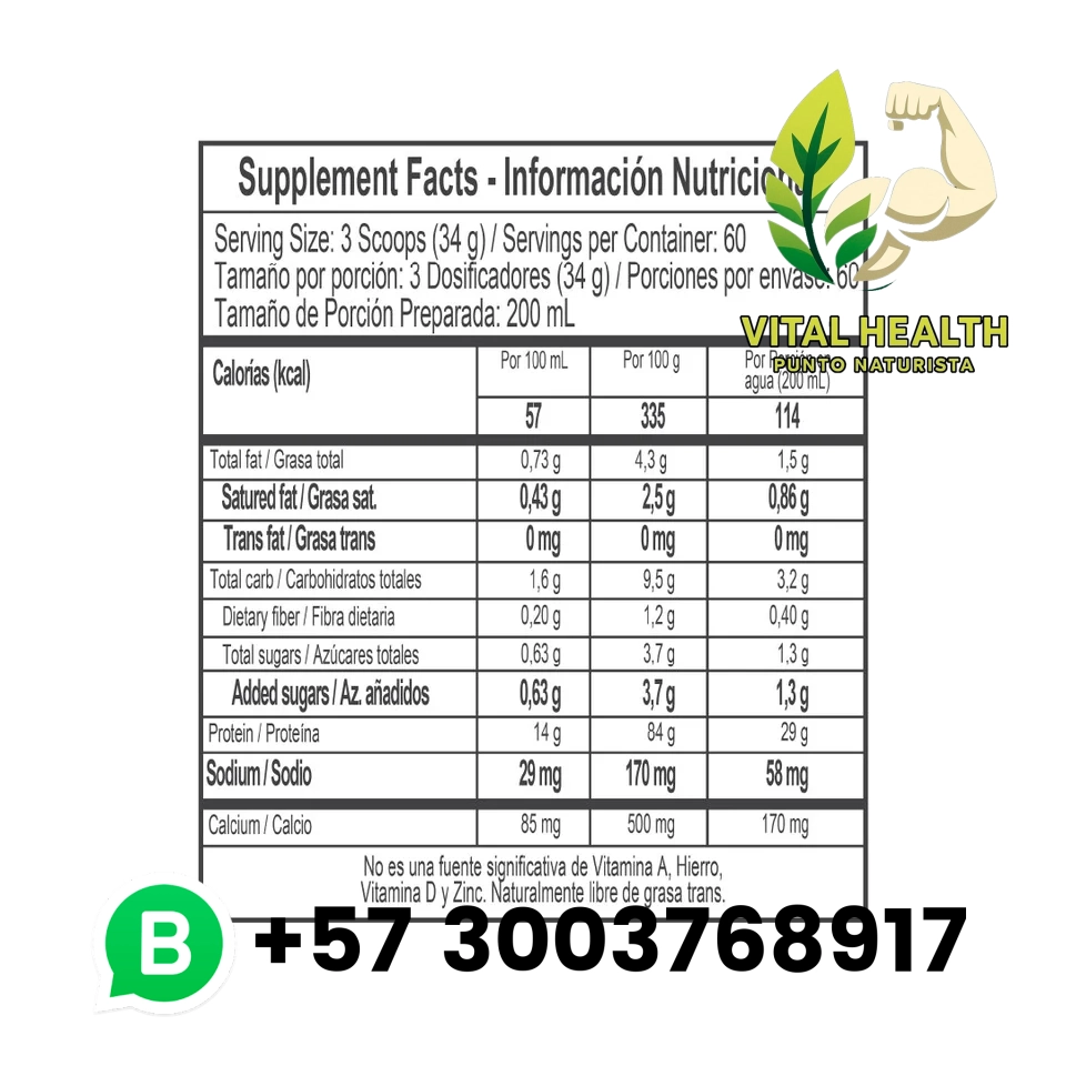 ISO WHEY 100% 2040 GR 60 SERV - Imagen 2