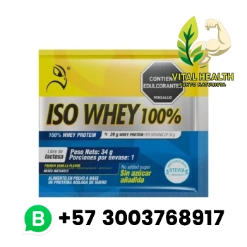 ISO WHEY 100% 34G/12 SERVINGS VANILLA FLAVOR
