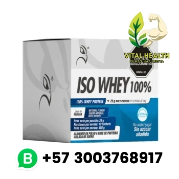 ISO WHEY 100% 34G 12 SACHETS SERVINGS UNFLAVORED