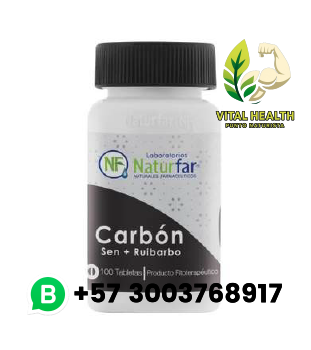 CARBÓN SEN+RUIBARBO / 100 Tabletas