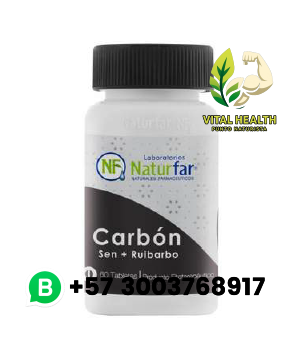 CARBÓN SEN+RUIBARBO / 60 Tabletas