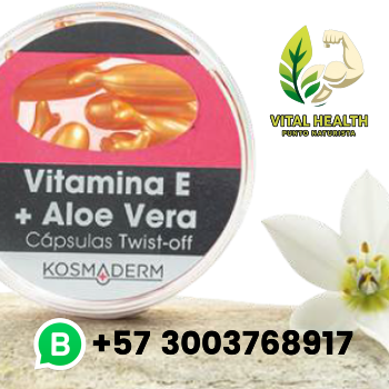 VITAMINA E+ALOE VERA / 15 Perlas Faciales