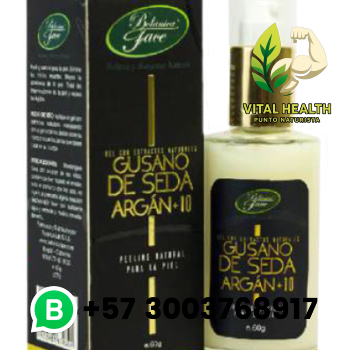 GEL GUSANO DE SEDA Y ARGAN / 60gr