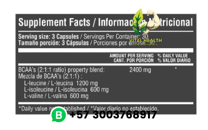 ULTIMATE BCAA'S 90 CAPSULES - Imagen 2